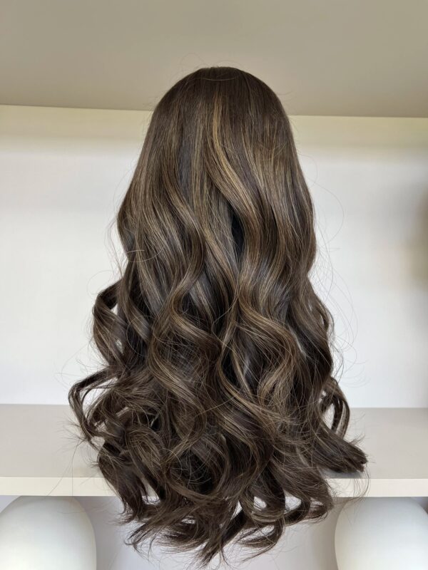 Lace top Natural Color Wigs European hair wave TsingTaowigs Human Hair Jewish Wig Lace Top For Women Free Shipping