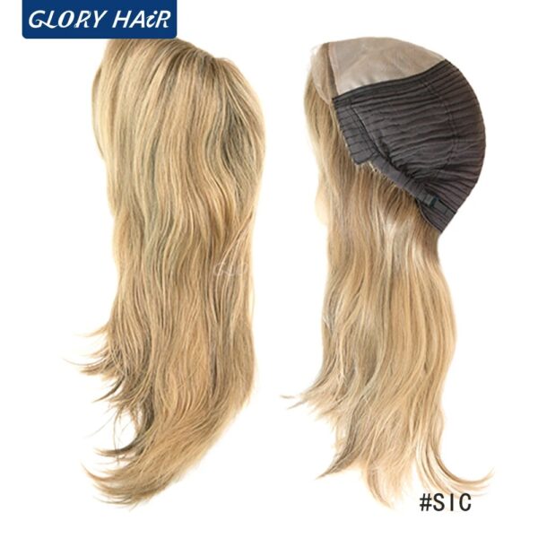MT11 14.5 Women Luxury Wig Mono Top Jewish Wig Lace Front Human Hair Wig Chinese Culticle Remy Hair Wigs for Women - Image 5