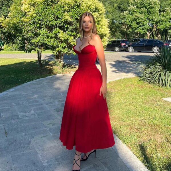Summer Strapless Bodycon Dresses Women New Arrivals Elegant Formal Occasion Dress Yellow Guest Party Dresses - Image 6