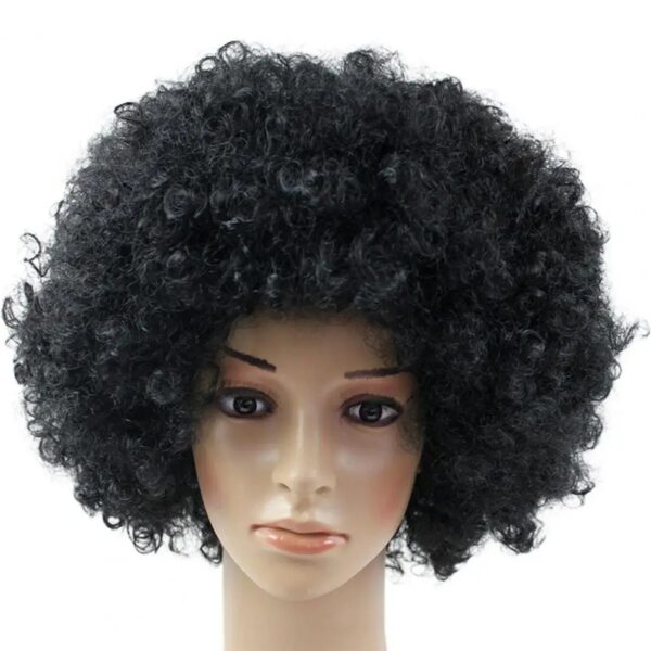 Wig Fluffy Extend Hairs Lightweight Ombre Curly Wigs Clown Fancy Dress Hair Props Party Wig for Adult - Image 2