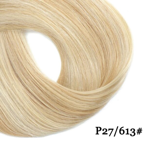 Straight U V Part Wig Human Hair Machine Made 180% Density Yaki Straight U Part Human Hair Wig For Women Natural Color - Image 2