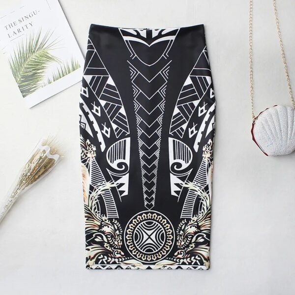 Skirts For Women Vintage Flower Print Bodycon Pencil Skirt Slim Midi Sexy Elegant Bag Hip Bandage Kawaii Lolita Short Saias - Image 20