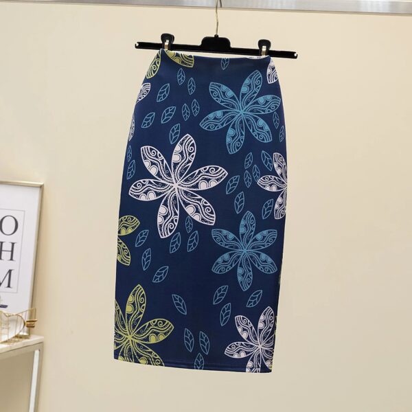 Skirts For Women Vintage Flower Print Bodycon Pencil Skirt Slim Midi Sexy Elegant Bag Hip Bandage Kawaii Lolita Short Saias - Image 21