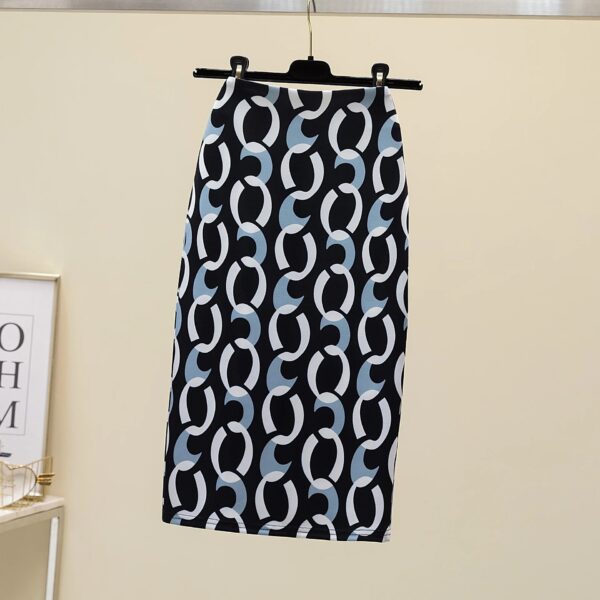 Skirts For Women Vintage Flower Print Bodycon Pencil Skirt Slim Midi Sexy Elegant Bag Hip Bandage Kawaii Lolita Short Saias - Image 22
