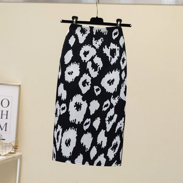 Skirts For Women Vintage Flower Print Bodycon Pencil Skirt Slim Midi Sexy Elegant Bag Hip Bandage Kawaii Lolita Short Saias - Image 24