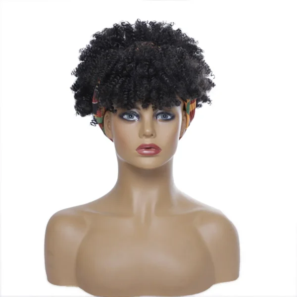 Synthetic Long Straight Headband Half Wig Clip in Hair Extension Fluffy Natural False Blonde Hairpiece With HairBand - Image 3