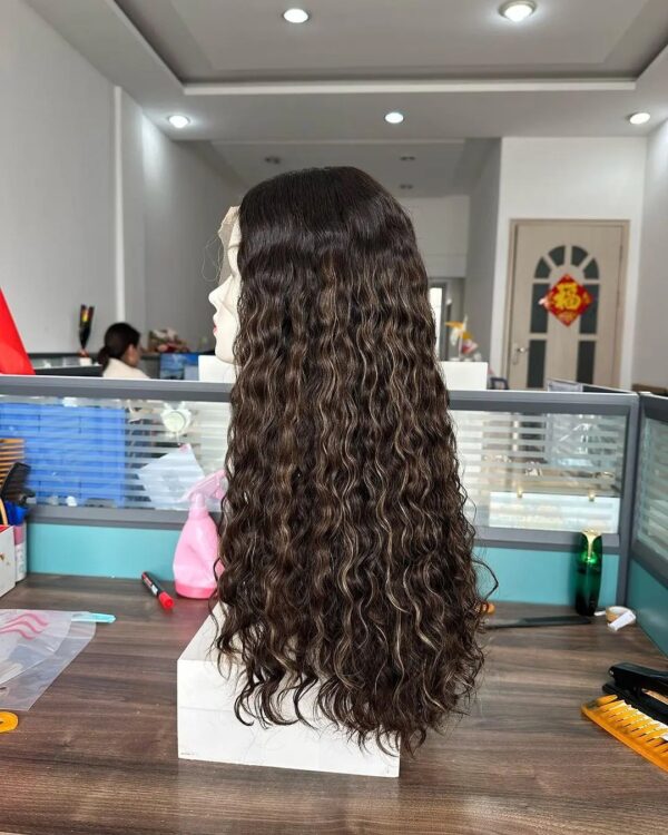 Lace top wigKosher Wigs European curly hair Natural Color TsingTaowigs Human Hair Jewish Wig Lace Top For Women Free Shipping - Image 4