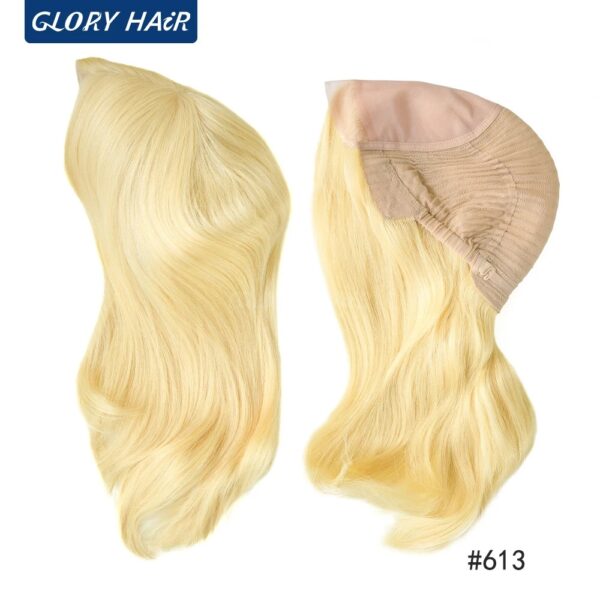 MT11 14.5 Women Luxury Wig Mono Top Jewish Wig Lace Front Human Hair Wig Chinese Culticle Remy Hair Wigs for Women - Image 2