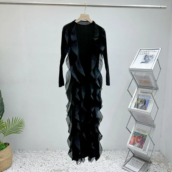 Women Chain Halter Neck Sleeveless High Side Split Backless Maxi Dress Sexy Party Club Evening Vestidos Dresses - Image 2