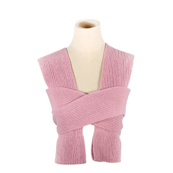Sleeveless Knitted Crop Sweater Sexy Autumn Summer Fashion Vest Black Casual White Jumper Top Female Pullover - Image 5
