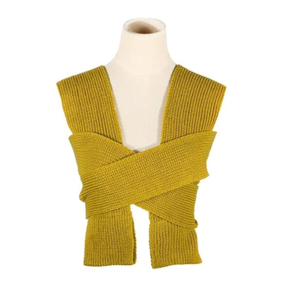 Sleeveless Knitted Crop Sweater Sexy Autumn Summer Fashion Vest Black Casual White Jumper Top Female Pullover - Image 7