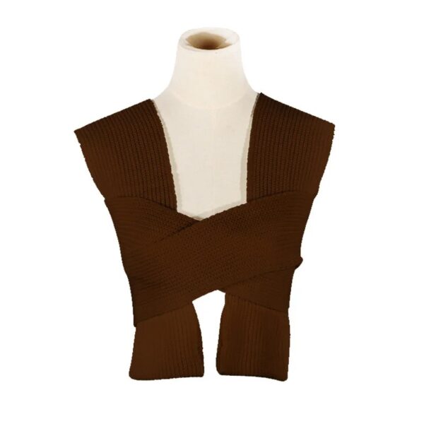 Sleeveless Knitted Crop Sweater Sexy Autumn Summer Fashion Vest Black Casual White Jumper Top Female Pullover - Image 12