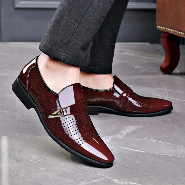 Men Fashion Breathable Wear-Resistant Men's Penny Loafers for Business Office Daily Wear Casual Men Shoes