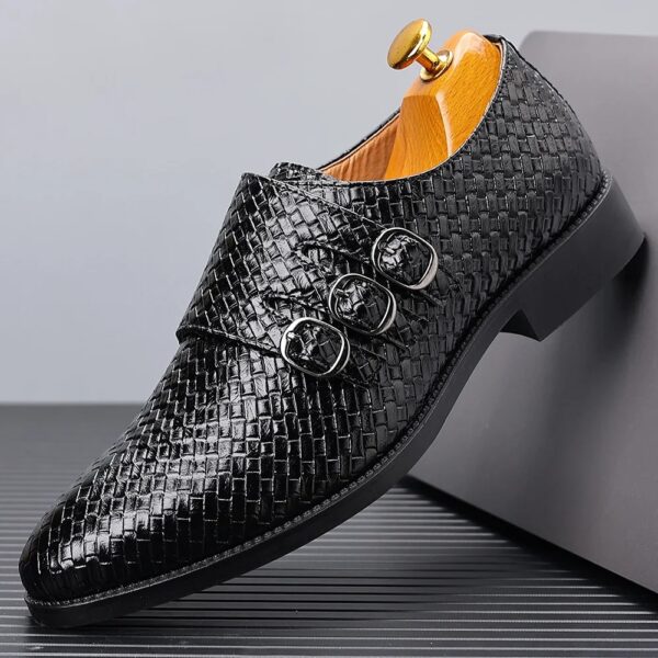 Men Leather Shoes Formal Business Dress Shoes for Men Classic Casual Luxury Formal Shoes Derby Party Oxford Men Footwear - Image 3