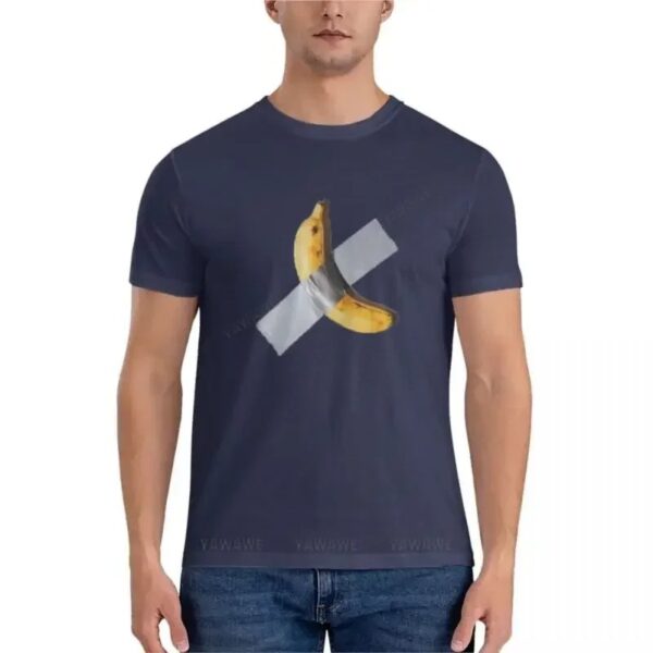 Men clothingcustom t shirt harajuku clothes T-Shirt Maurizio Cattelan, Banana - Comedian Art Classic T-Shirt plain white