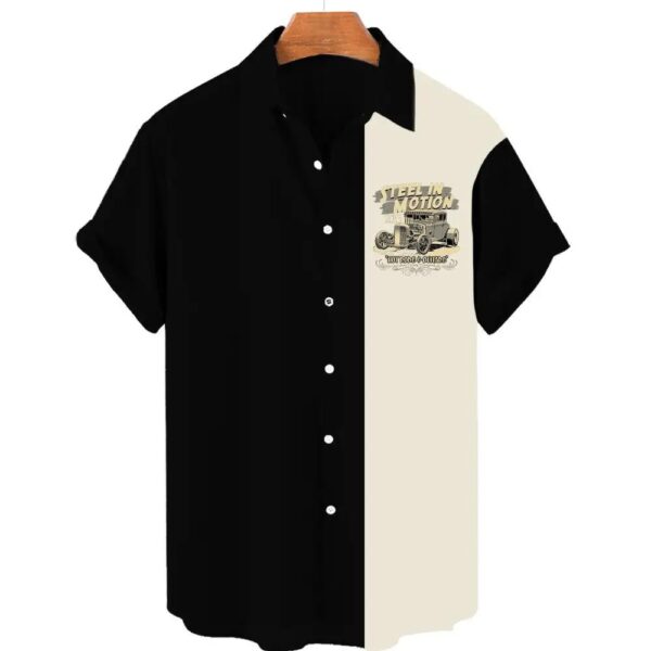 Hawaiian Shirt Man Streetwear Car 3d Print Graphic Street Beach Men's Shirt Casual Short Sleeves Button-down Shirt Man Top - Image 12