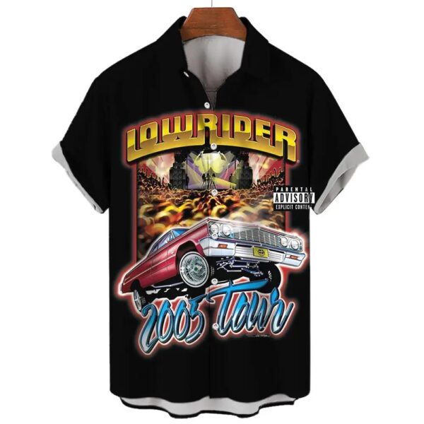 Hawaiian Shirt Man Streetwear Car 3d Print Graphic Street Beach Men's Shirt Casual Short Sleeves Button-down Shirt Man Top - Image 17