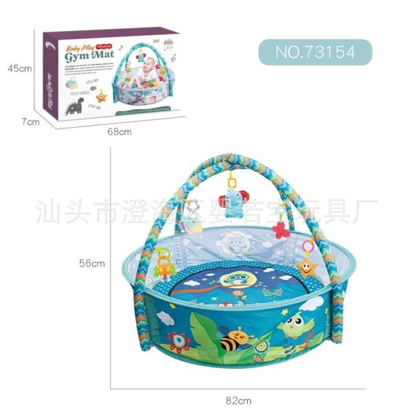 New Baby Playpen Fitness Rack Children's Playground with Music Hanging Ball Pool Baby Fitness Climbing Mat
